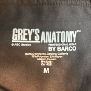 Grey's Anatomy by Barco Black Flare Pants Medium